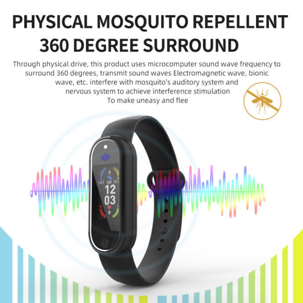 New Mosquito Repellent Bracelet Ultrasonic Insect Wristband Watch Portable Repeller Electronic Bracelet Anti Mosquito Baby Kids Adults - Image 2