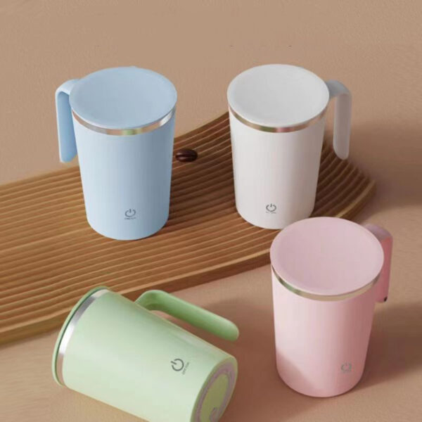 Kitchen Electric Mixing Cup Stirring Coffee Cup Automatic Mixing Mugs Cup Lazy Rotating Magnetic Water Cup - Image 8