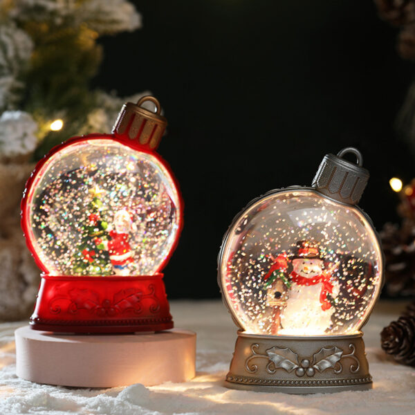 Christmas Holiday Decorations Luminous Simulation Flat Light LED Decoration Scene Layout Flame Light Home Decor - Image 7