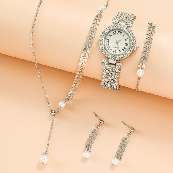 Diamond Women Watches Luxury Fashion Rhinestone Quartz Bracelet Wrist Watch For Women - Image 6