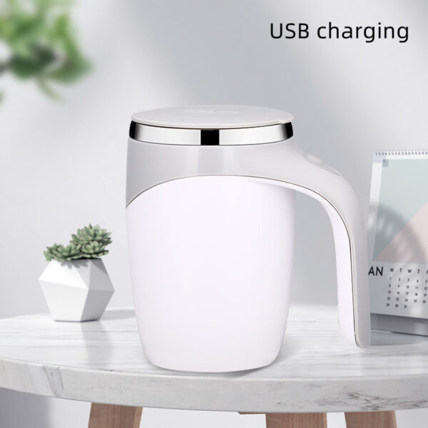 Rechargeable Model Automatic Stirring Cup Coffee Cup High Value Electric Stirring Cup Lazy Milkshake Rotating Magnetic Water Cup - Image 2