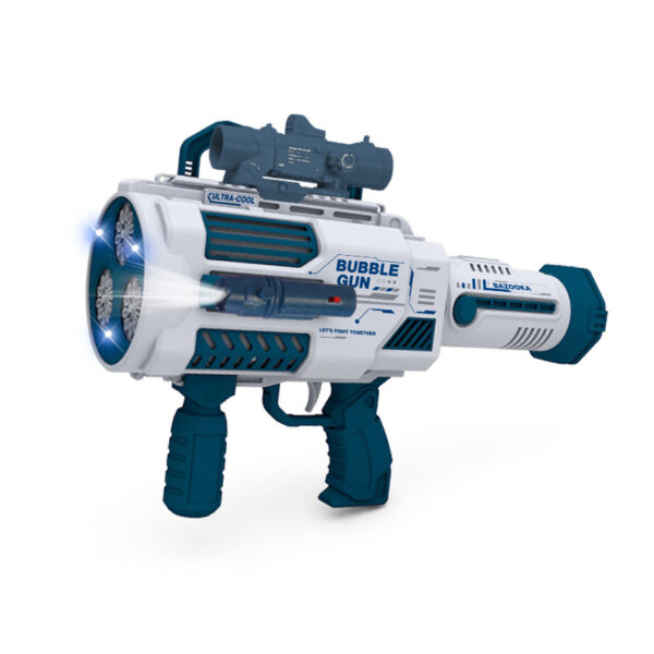 Bubbles Gun Kids Toy Rocket Soap Bubble Machine Guns Automatic Blower Portable Pomperos Toy For Children Gift - Image 5