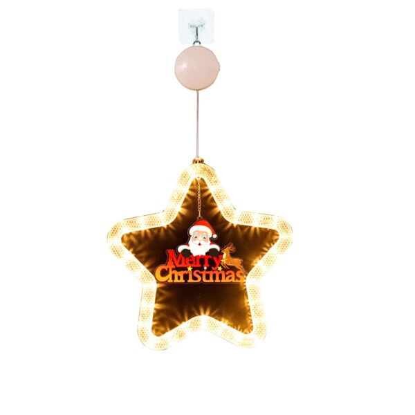 Christmas Pendant Decoration Christmas Atmosphere Led Lights Led Christmas Star Light Decoration For Window Door For Holiday - Image 4