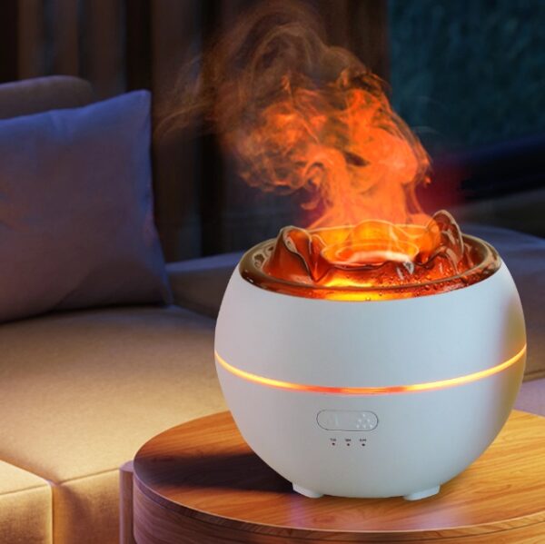 Flame Aroma Diffuser Household Desk Aromatherapy Humidifier - Image 5