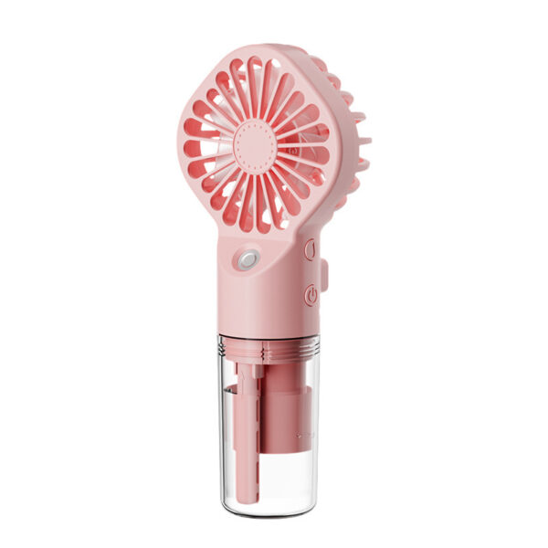 Portable Handheld Spray Fan 4-Speed Water Spray Mist Fan Summer Cooling Artifact USB Charging Summer Supplies Outdoor Mini Fan - Image 3