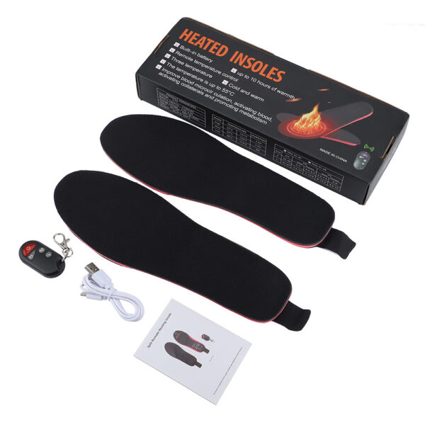 Heated Insoles For Men Women Rechargeable Heating Boot Insole Feet Warmer Pads Cut To Any Size Heating Electric Heated Insoles - Image 6