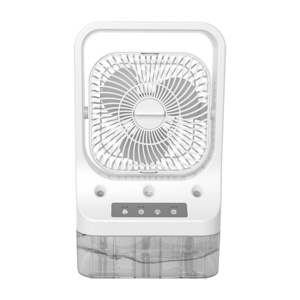 Household Cooling Fan Usb Rechargeable Head Adjustable Air Cooling Water Cooled Air Conditioning Tank Low Noise Air Cooler Fans - Image 2