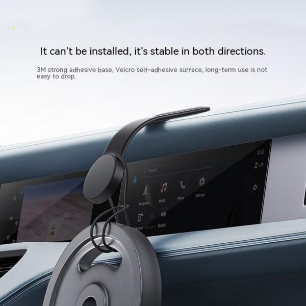 Magnetic Bendable Car Mobile Phone Holder Wireless Charger Phone Holder 15W Car Dash Mount Compatible With Phone - Image 6