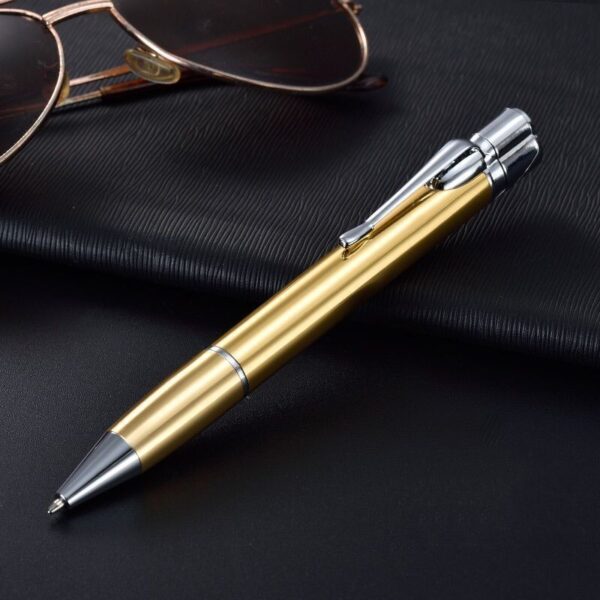 Creative Metal Signature Pen Lighter Windproof Gas Inflatable Jet Lighter Mini Portable Business Birthday Gift Men - Image 8