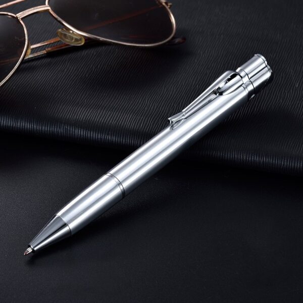 Creative Metal Signature Pen Lighter Windproof Gas Inflatable Jet Lighter Mini Portable Business Birthday Gift Men - Image 5