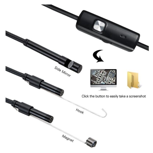 Endoscope 3 In 1 USB Micro USB Type-C Borescope Inspection Camera Waterproof For Smartphone With OTG And UVC PC - Image 3