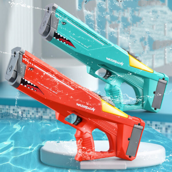 Automatic Electric Water Gun Toys Shark High Pressure Outdoor Summer Beach Toy Kids Adult Water Fight Pool Party Water Toy - Image 7