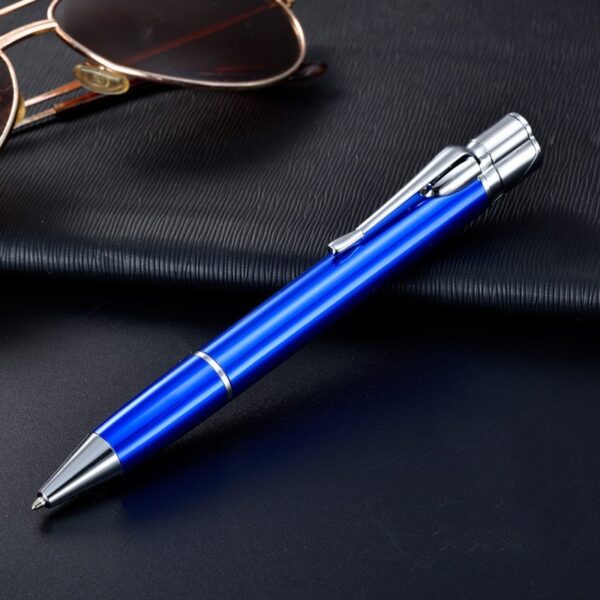 Creative Metal Signature Pen Lighter Windproof Gas Inflatable Jet Lighter Mini Portable Business Birthday Gift Men - Image 4