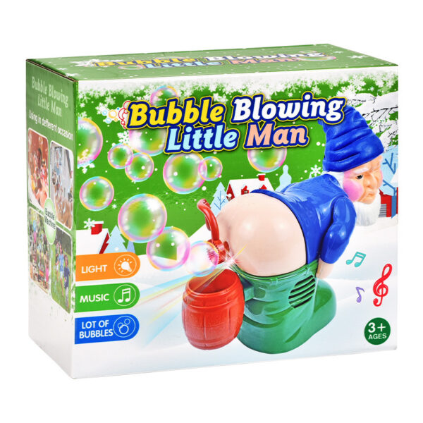 Electric Santa Claus Bubbles Machine Blowing Bubbles Music Light Entertainment Toy Prank Funny Ornament Christmas Gifts Christmas Decorations - Image 3